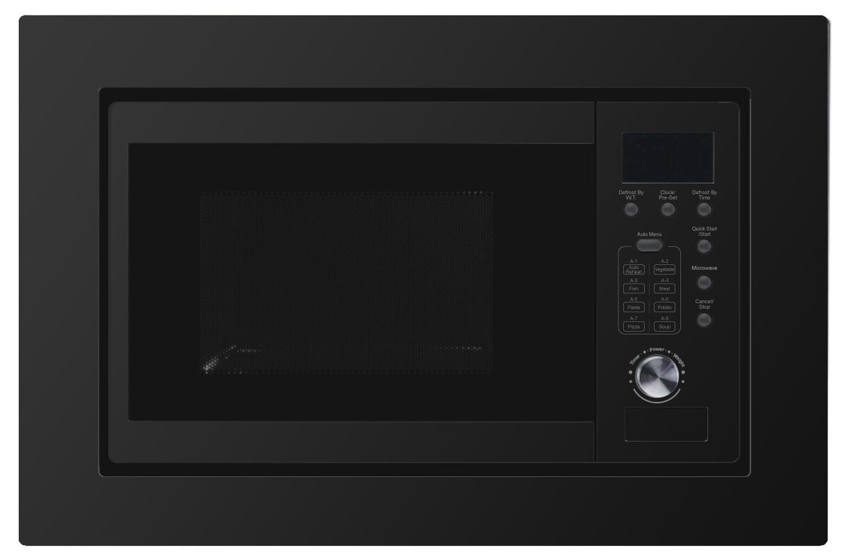 Cookology Built-In Microwave Oven 800W Integrated 60cm 20L - Black IM20LBK