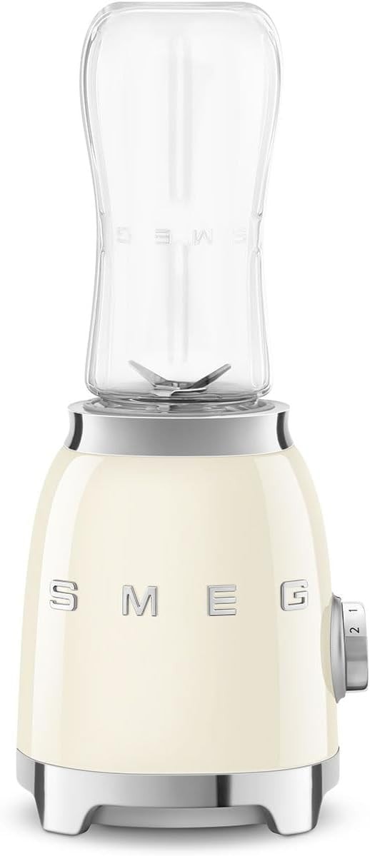 Smeg PBF00CR UK CREAM Compact Personal Blender Smoothie maker SINGLE BOTTLE NEW