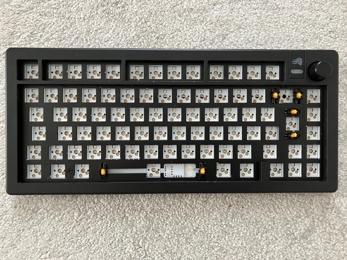 Glorious GMMK 3 Barebones 75% Mechanical Gaming Keyboard UK Layout