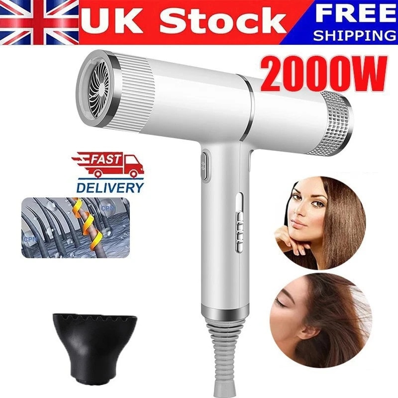 High-Speed 10000RPM Ionic Hair Dryer Professional Brushless Motor Fast Drying