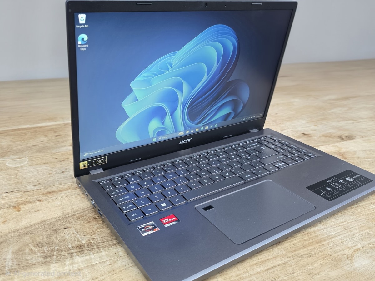Fast Acer Aspire 5 - Ryzen 7 7730U (12th Gen i7 Rival) - 16GB RAM - 512GB -89%🔋