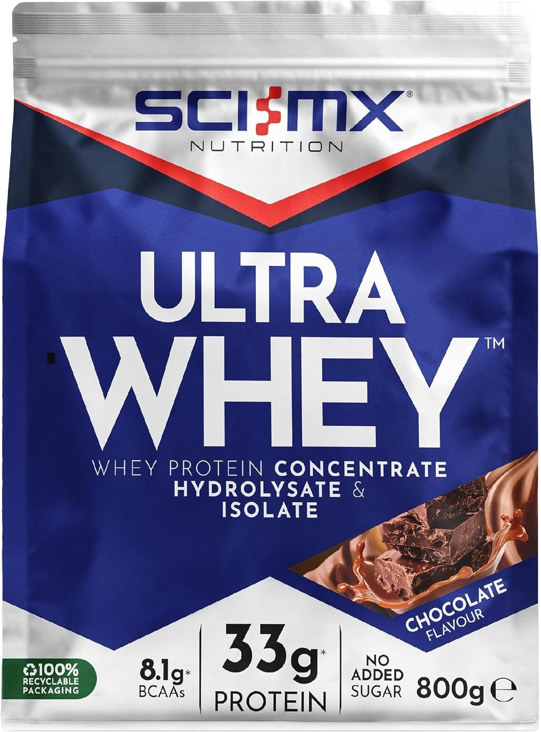 Sci-MX Ultra Whey Protein Powder 800g Lean Muscle High Protein Shake UK Made