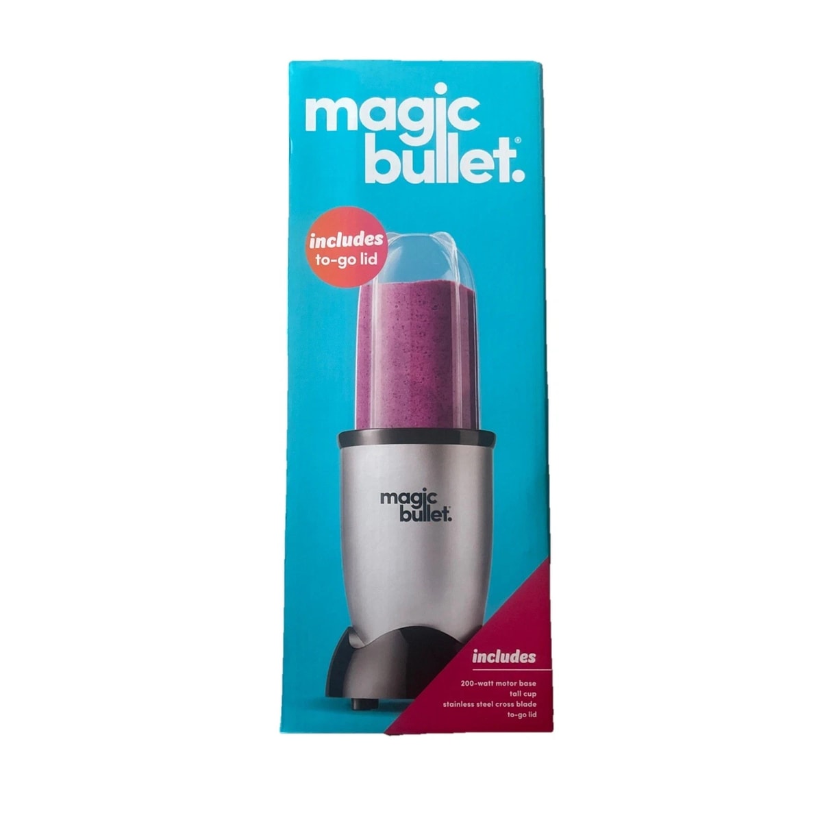 Nutribullet magic bullet Starter Kit - All-in-one Food Processor & Blender 4pcs