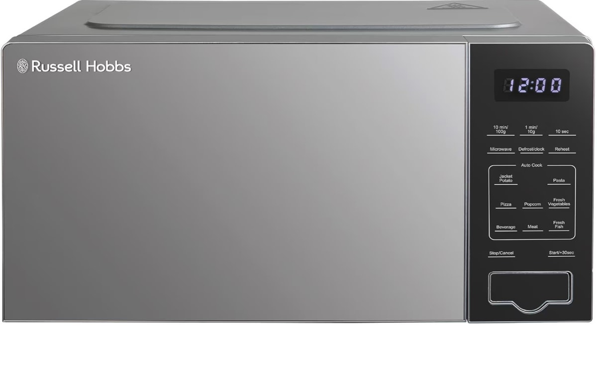 Russell Hobbs RHMT2005S Digital Microwave Oven 20L Touch Control 800W Silver