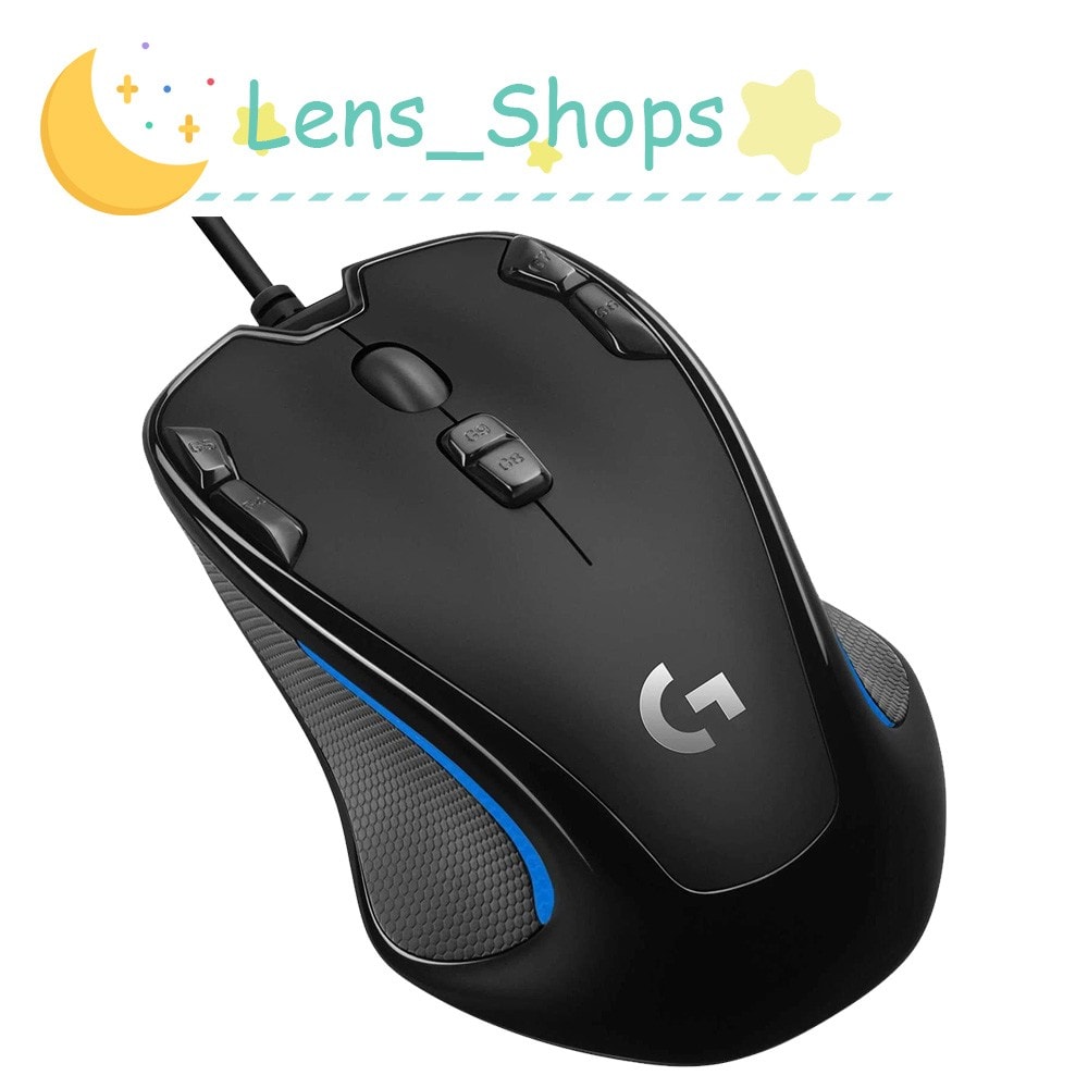 Logitech G300s Optical Ambidextrous Gaming Mouse – 9 Programmable Buttons