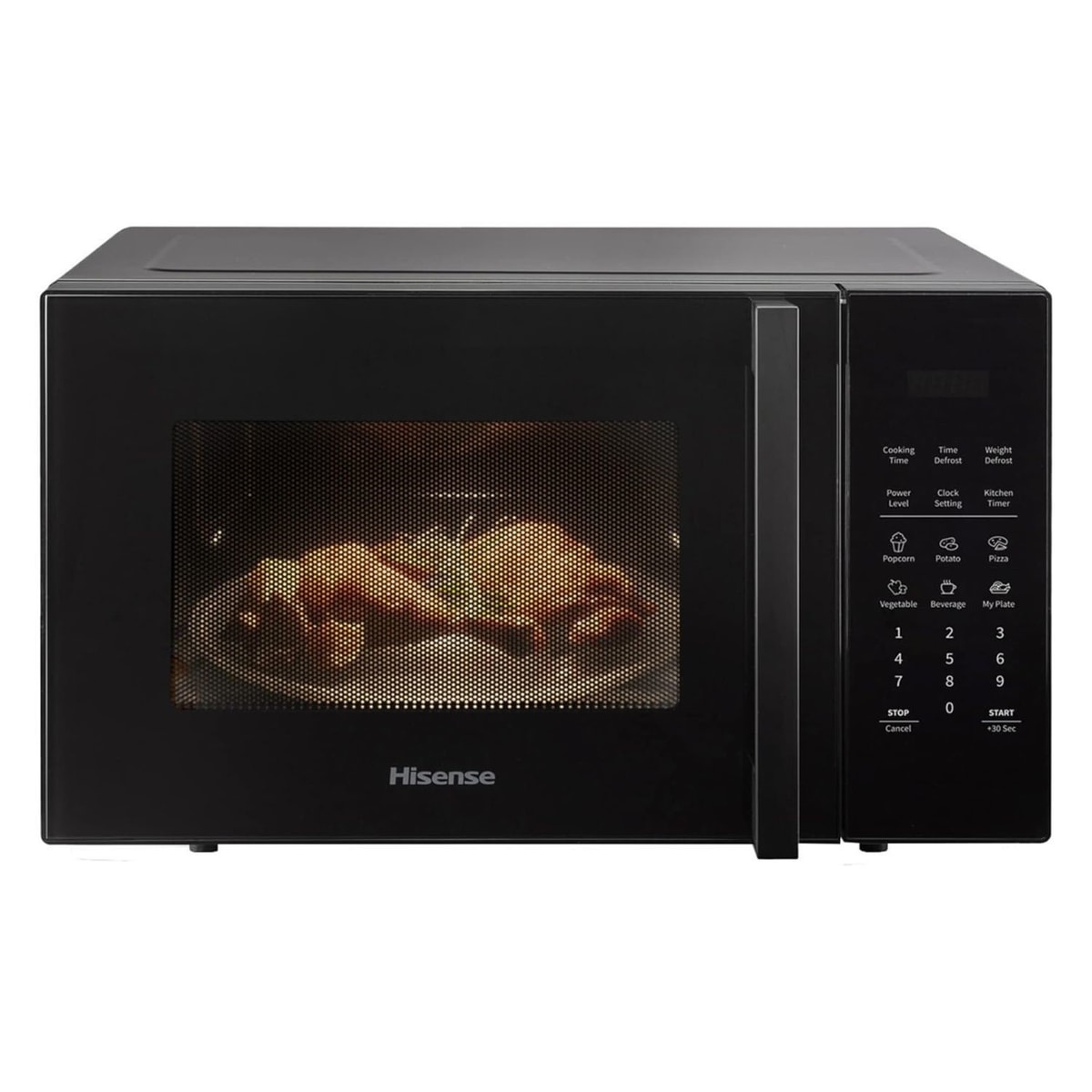 Hisense 25L Freestanding Solo Digital Microwave Oven - Black H25MOBS7HUK