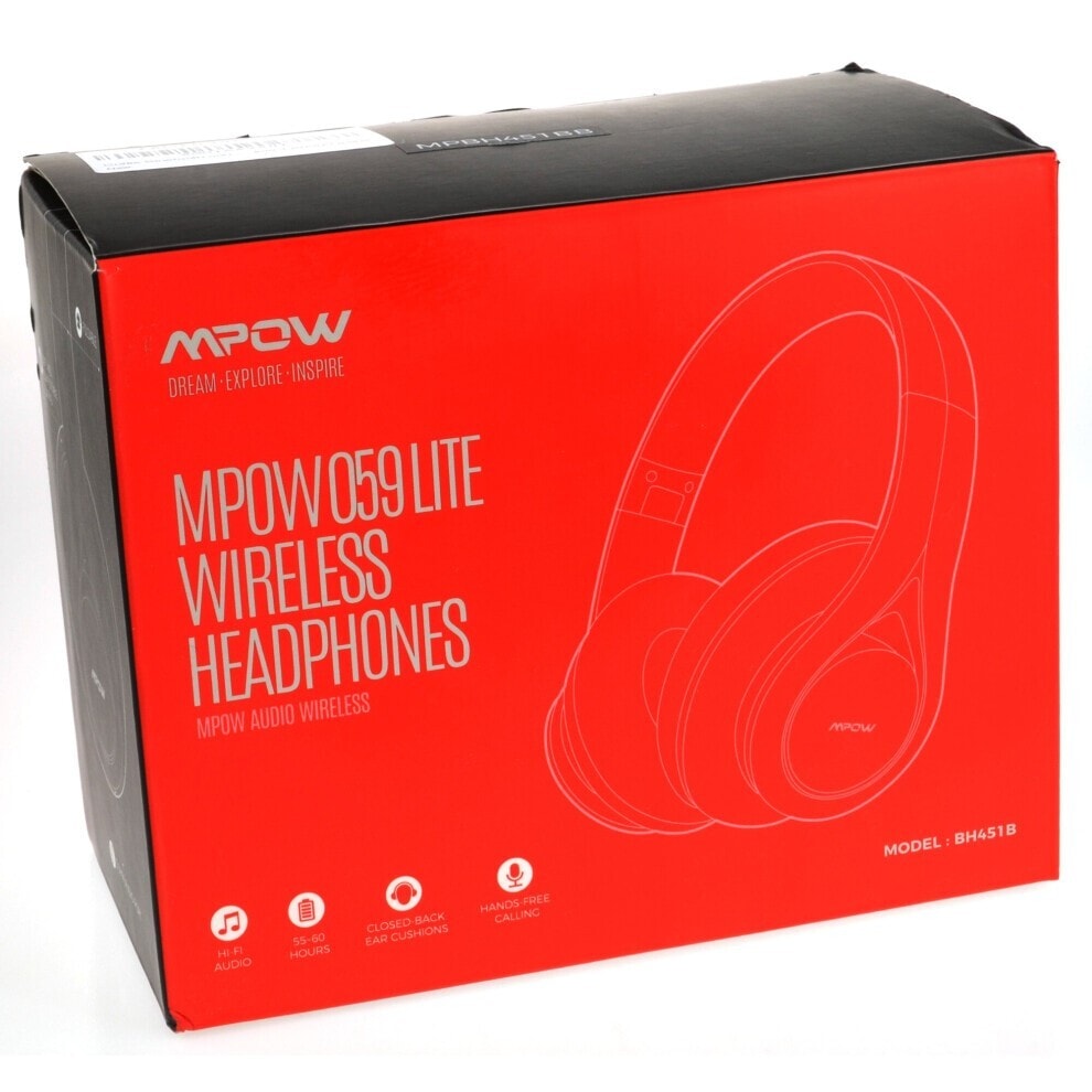MPOW 059 Lite Wireless Headphones Foldable Bluetooth Over Ear
