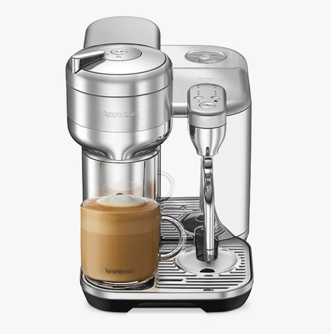 Nespresso Coffee Machine Vertuo Creatista by Sage Stainless Steel Silver C Grade