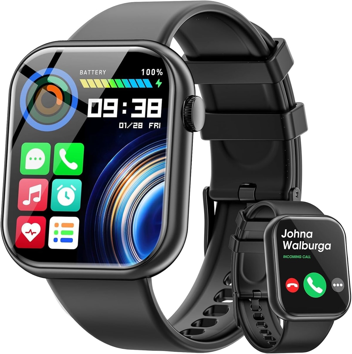 Smart Watch for Android Men Make/Receive Call Fitness Tracker Watch for Samsung