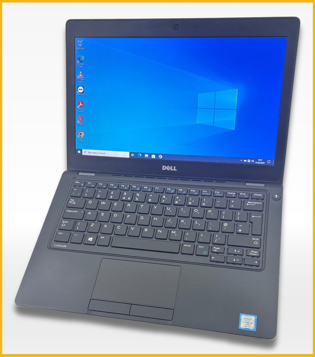Dell Latitude 5280 Core i5-7300U 2.60GHz 8GB Ram 256GB SSD Windows 10 Laptop