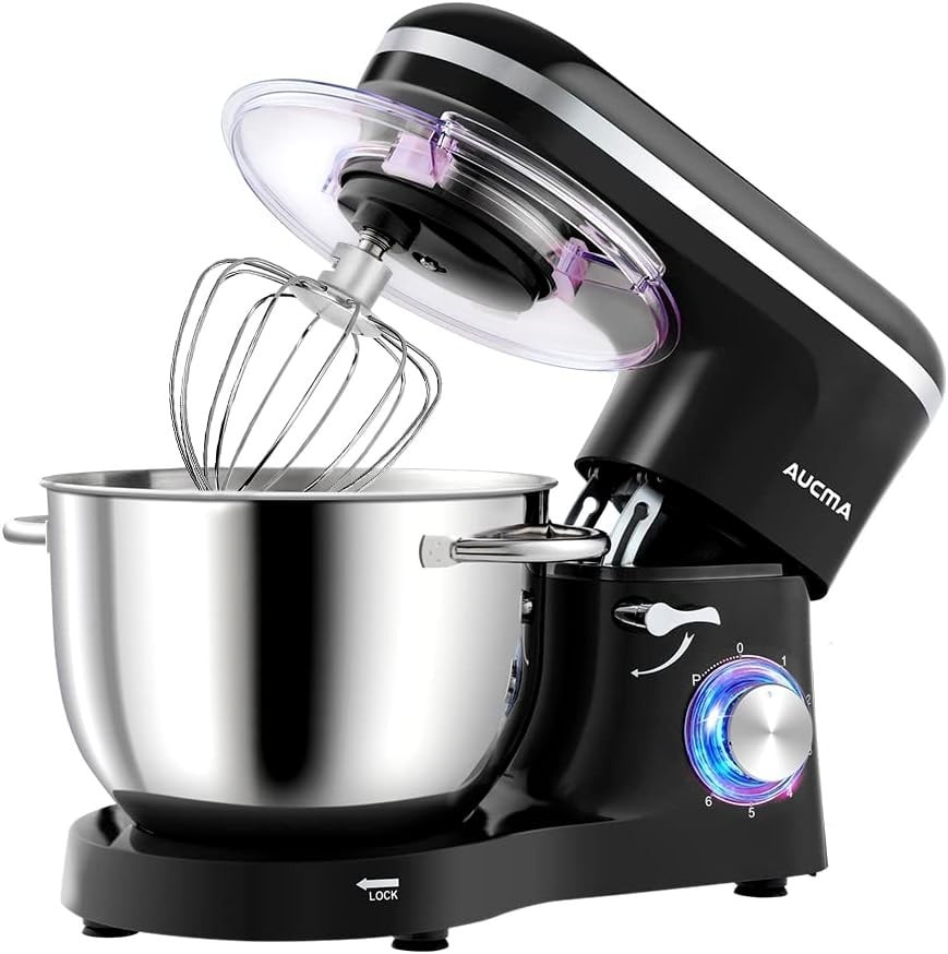 Aucma Stand Mixer, 6.2L Food Mixers for Baking, Electric Kitchen Mixers