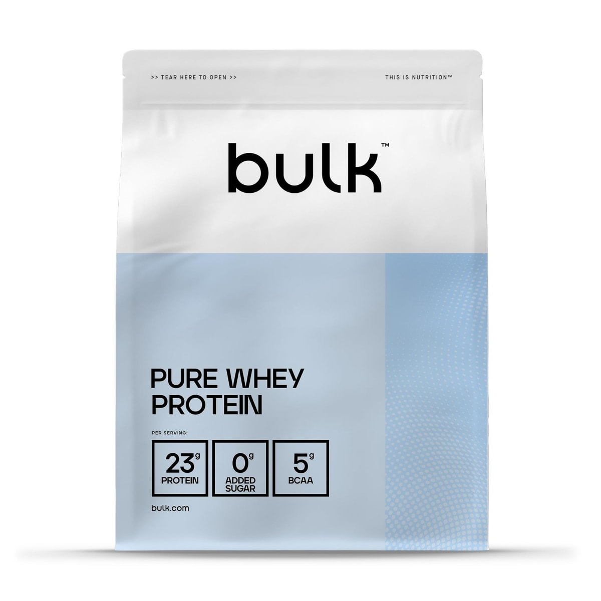 Bulk Pure Whey Protein Powder,Vanilla,23g Protein and 5g BCAAs per Scoop