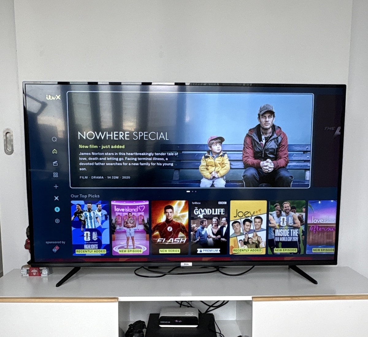 TCL 55in 4K 2160p LED HDR Smart TV Netflix YouTube Prime Video Black