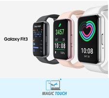 Samsung Galaxy Fit3 40mm AMOLED Display Fast Charging 5ATM & IP68 All Colours