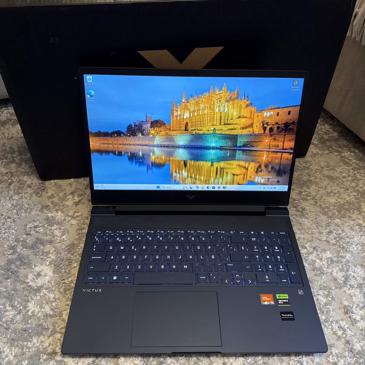 HP Victus Gaming Laptop 16" 144Hz R7 7840HS 16GB RAM 512GB SSD RTX 4060 8GB -44-