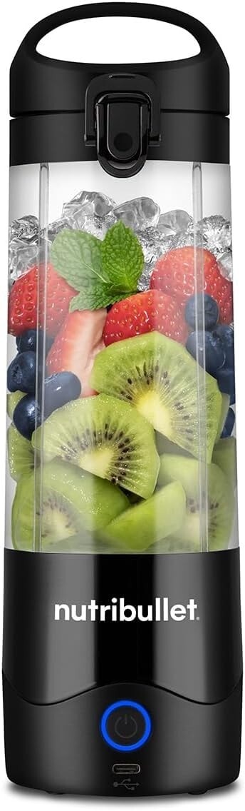 nutribullet Portable Blender - Black - Powerful Extractor Blade 475Ml Cup (6667)