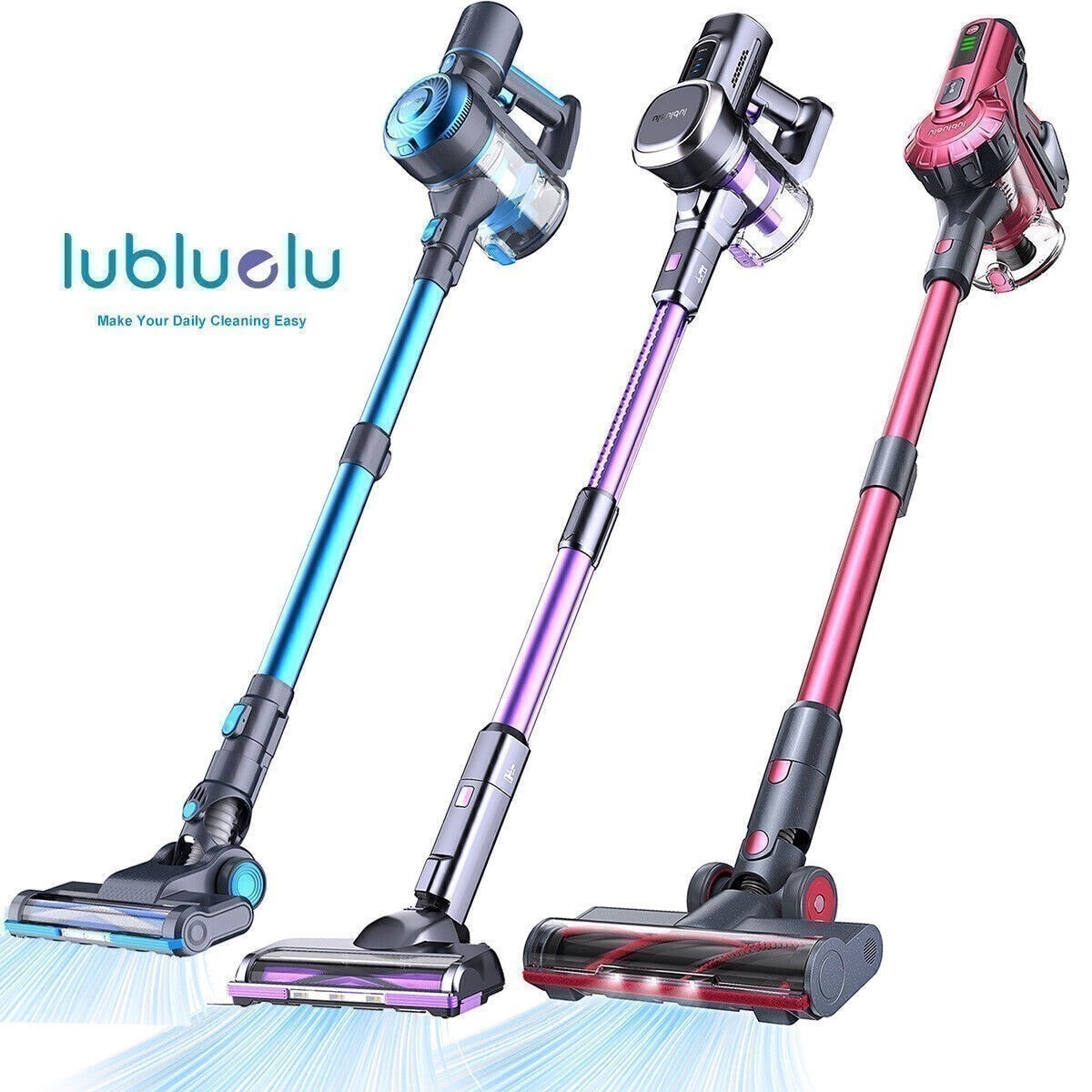 Lubluelu Powerful Cordless Handheld Stick Vacuum Cleaner 6in1 Self-Standing NEW