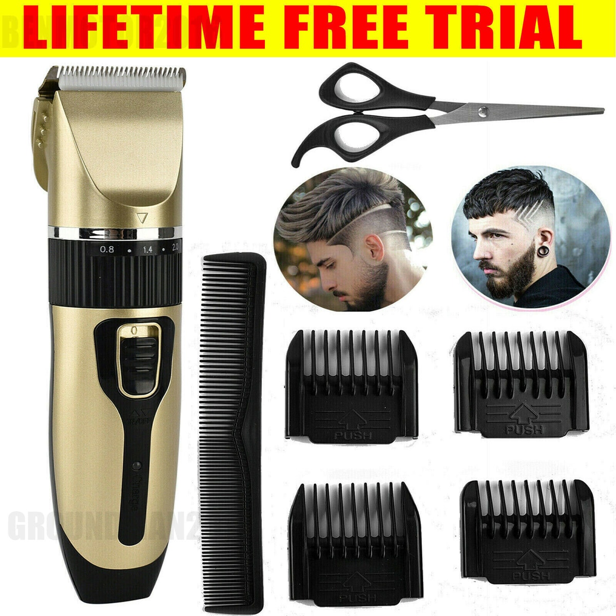 Electric Hair Clippers Trimmer Shaving Beard Cutting Cordless Cutting Machine