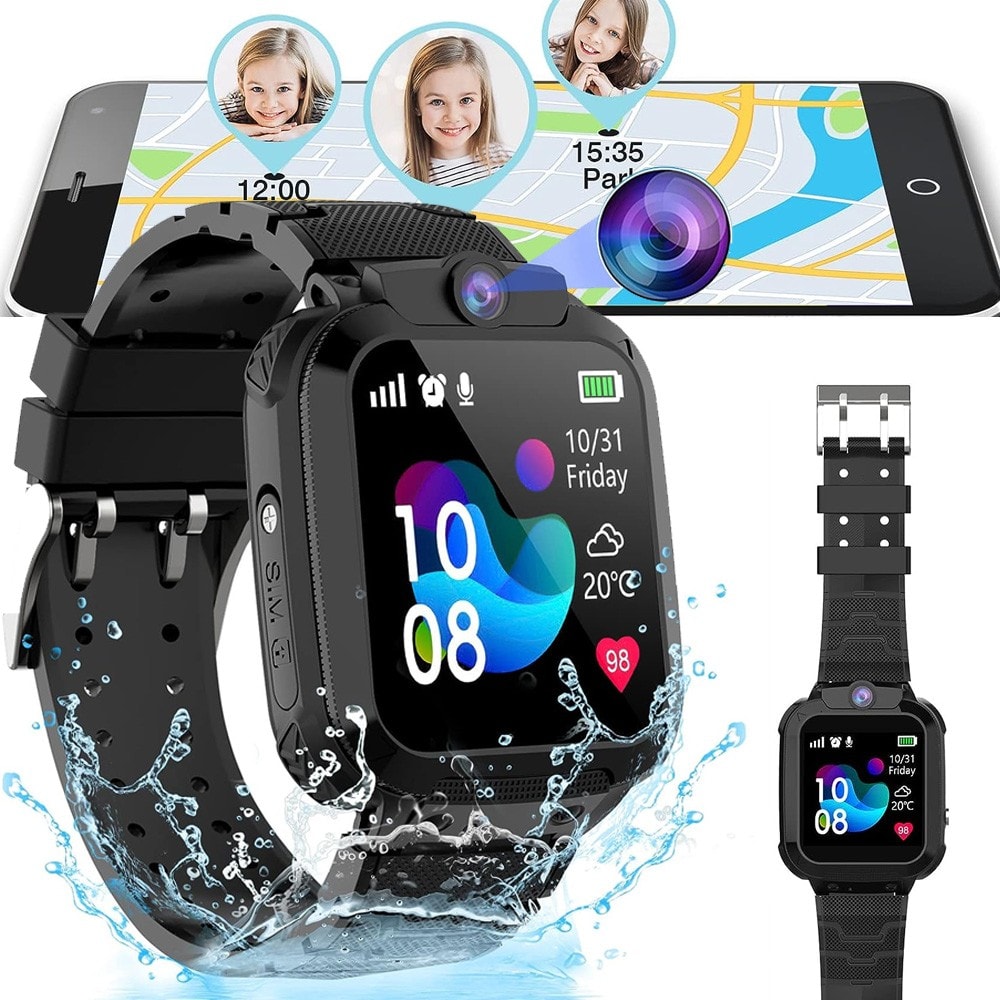 Kids Smart Watch Phone, Kids Smartwatch with SOS Call Games Video Alarm Watch UK