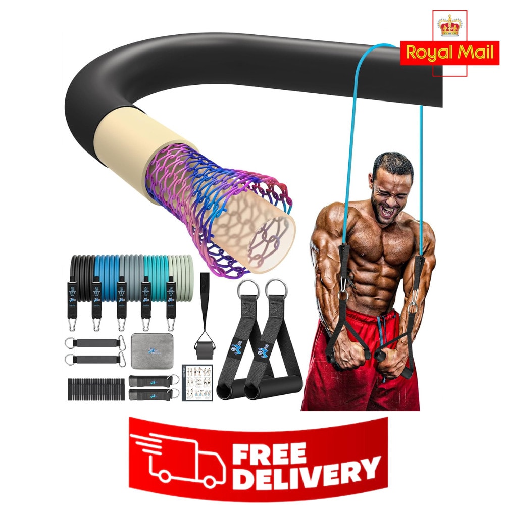 Resistance Bands, Workout Exercise Band Fitness , Resistance Bands Up to 150lbs