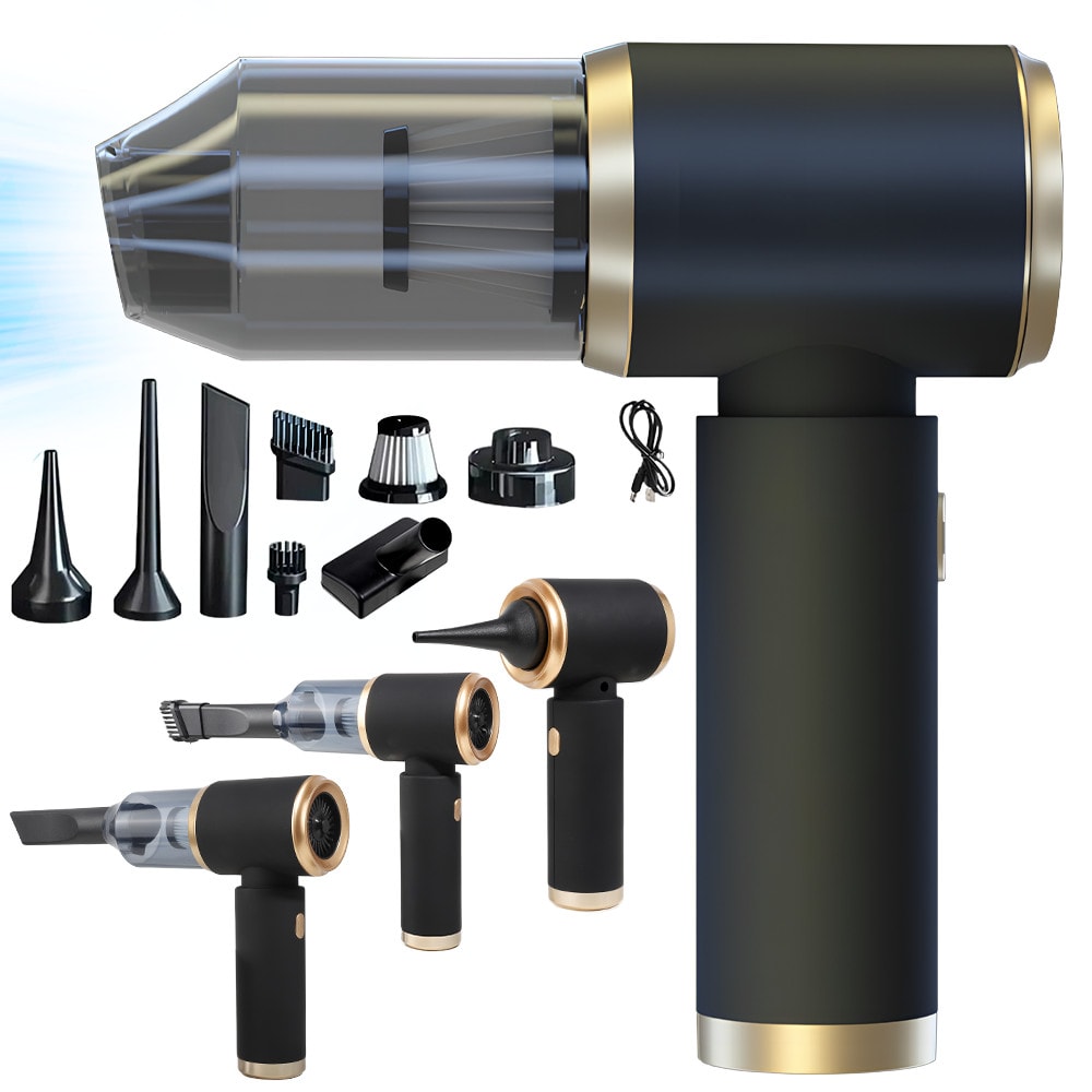 Powerful Car Vacuum Cleaner Wet/Dry Cordless Strong Suction Handheld Cleaning