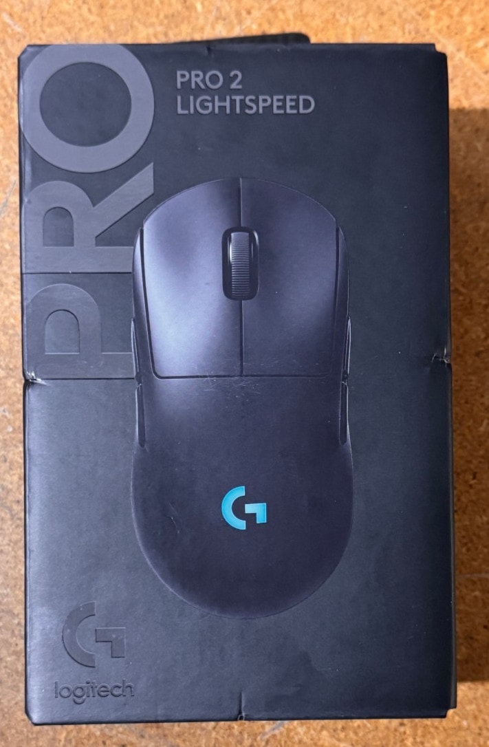 Logitech PRO 2 Lightspeed Wireless LIGHTSYNC Optical Gaming Mouse - Black NEW