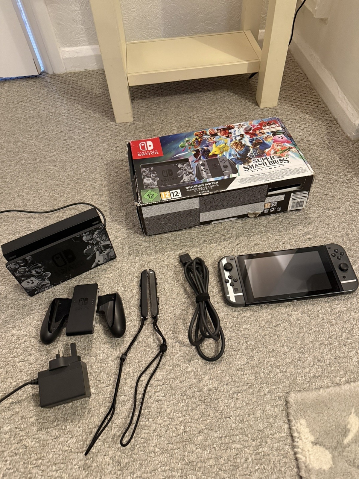 Nintendo Switch - Super Smash Bros. Ultimate Edition Console Bundle No Game
