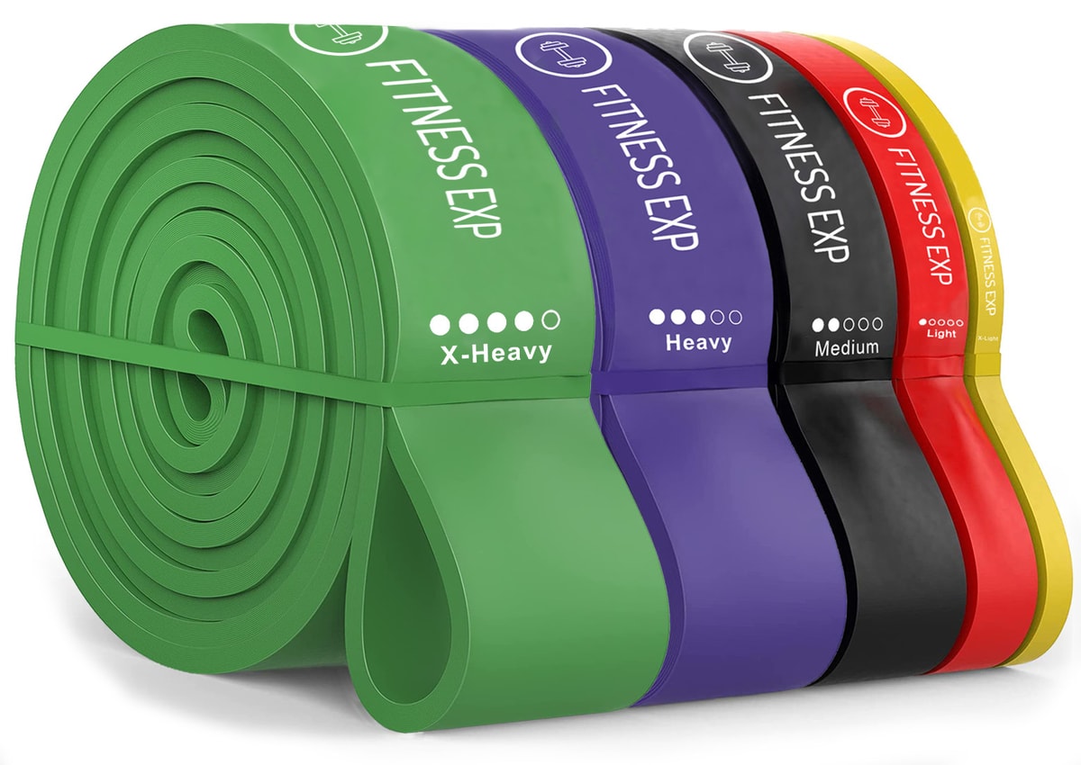 Resistance Bands Set Pull Up Heavy Duty Exercise Physio Home Gym Fitness