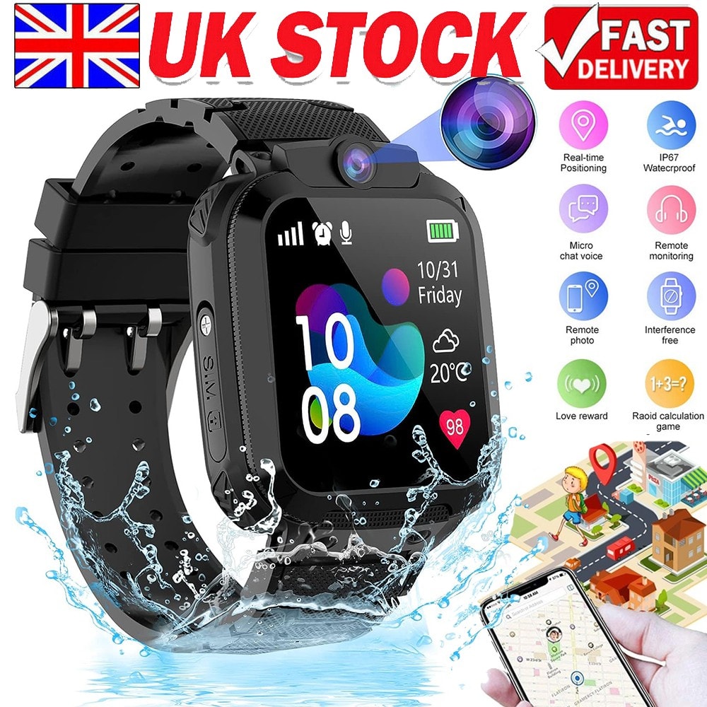 Q13 Kids Smart Watch SOS LBS Waterproof Call Phone Game Watches For Boys & Girl