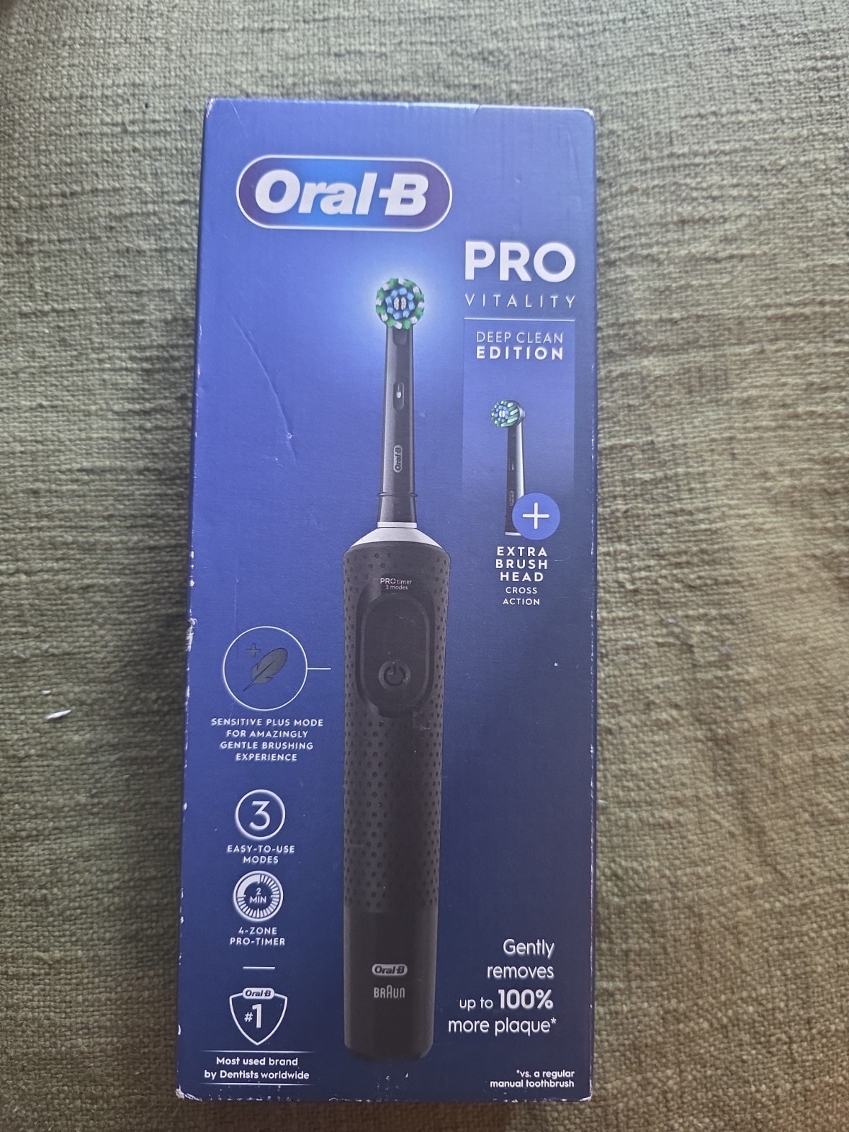 Oral-B Vitality PRO Electric Toothbrush - Black-Deep Clean Edition