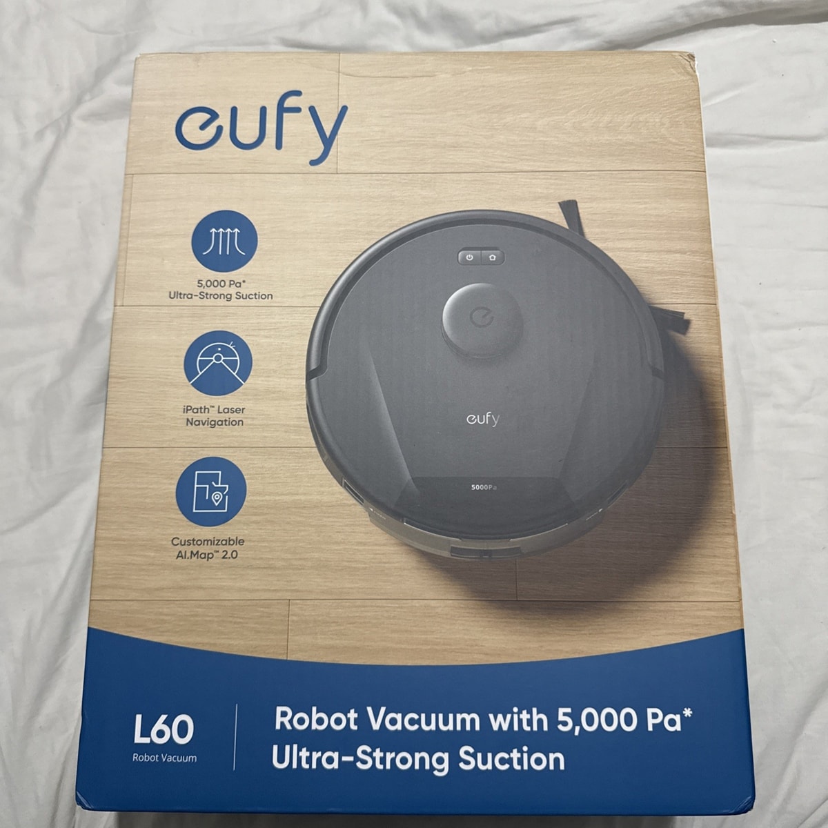 BNIB Eufy L60 Robot Vacuum Cleaner 5,000 pro ultra strong suction lowest price