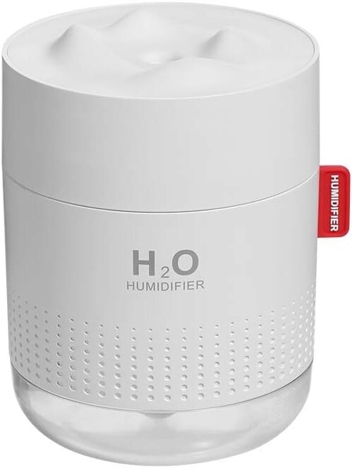 Snow Mountain H20 USB Automatic Cool Mist Nightlight Humidifier 500ml - White