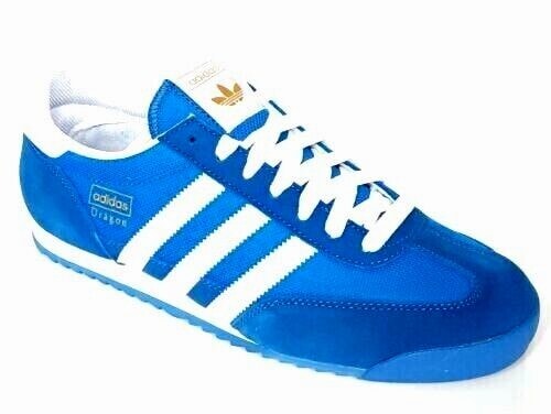 adidas Dragon Originals Mens Shoes Trainers Size 7 - 12 G50922 Blue Bird White