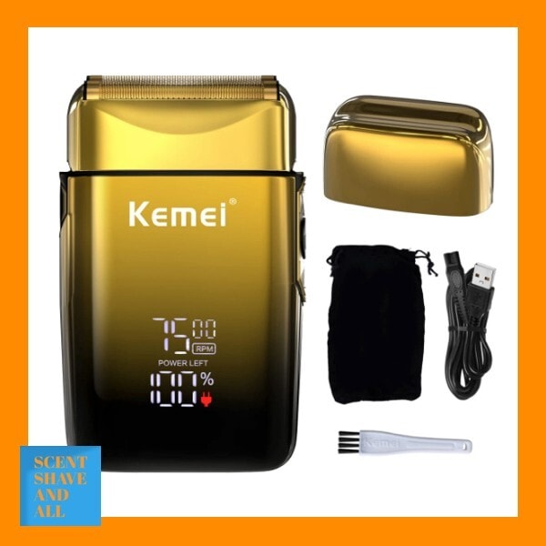 KEMEI Electric Shaver Razor Foil LCD Beard Trimmer Cordless Rechargeable KM-TX10