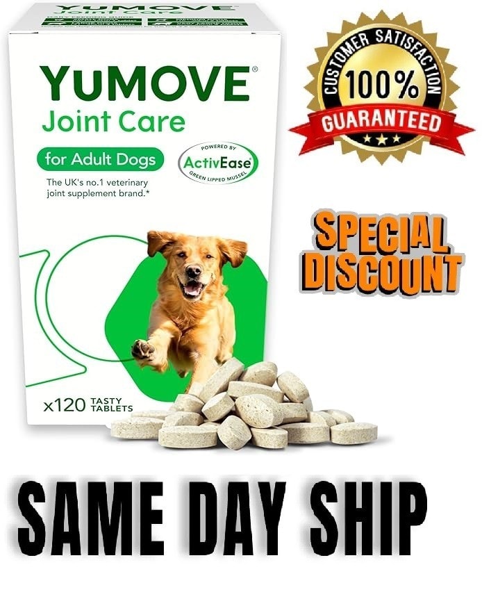 YuMove Joint Care Supplement for Adult Dogs 120-Tablets [Same Day Shipping]