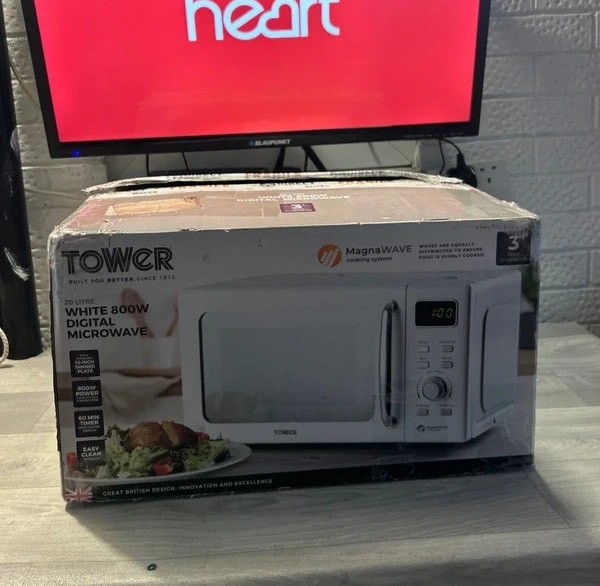 COMFEE CM-M202CC (WH) 20L 700W Compact Microwave Oven White