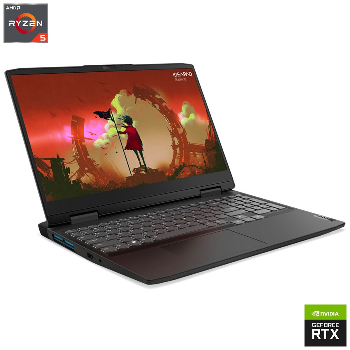 Lenovo IdeaPad 3 Gaming Laptop: Ryzen 5 6600H 16GB RAM SSD NVIDIA Warranty VAT