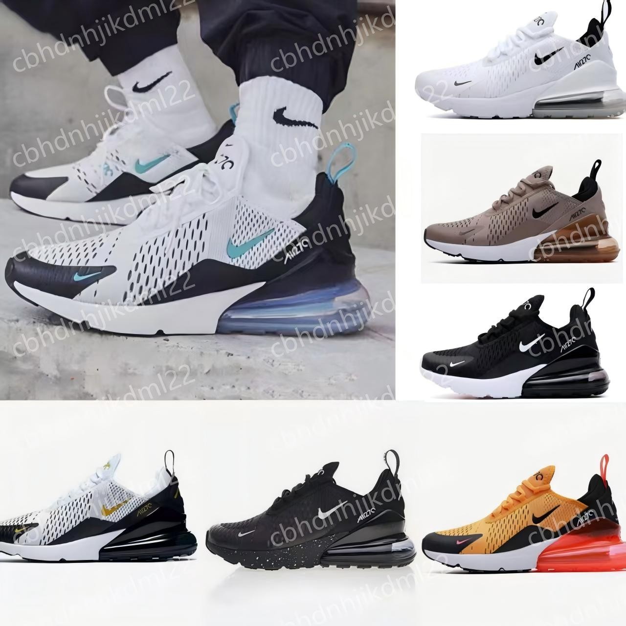 Mens Womens Trainers 270 Casual Sports Athletic Running Shoes Sneakers Size 3-10