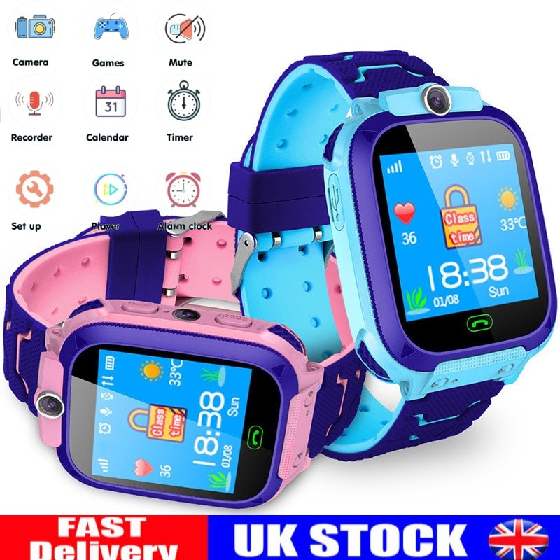 Watch Kids Smart Watch Camera LBS Tracker SOS Call Phone Watches Boys Girls
