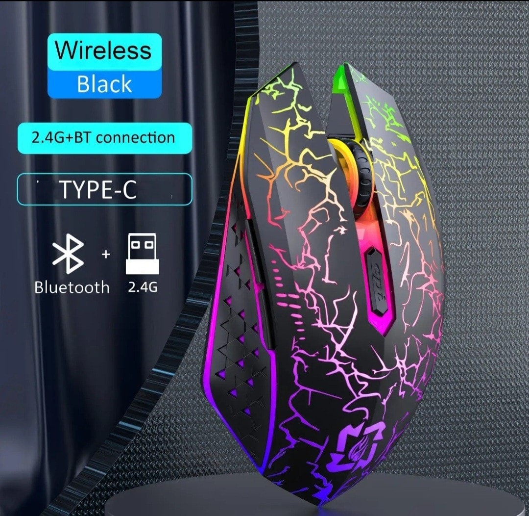 Gaming Mouse RGB Wired/Wireless | High Precision 7200 DPI | Ergonomic LED Gamer