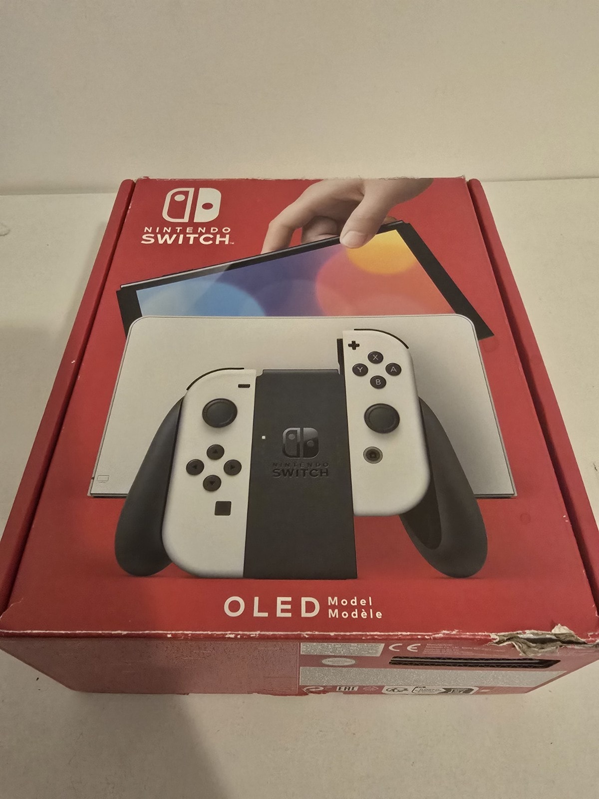 Nintendo Switch OLED Handheld Console - 64GB - White + Boxed+ 12 month Online