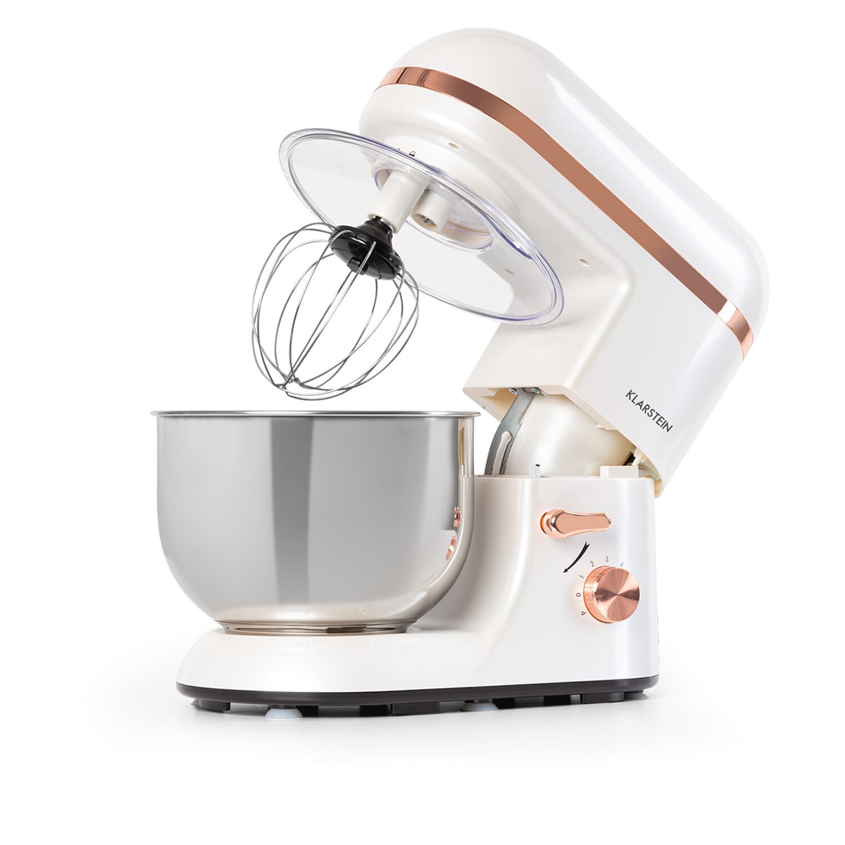 Food Processor Stand Mixer Electric Kitchen Machine Food Mixer 5.2 L 2000W White