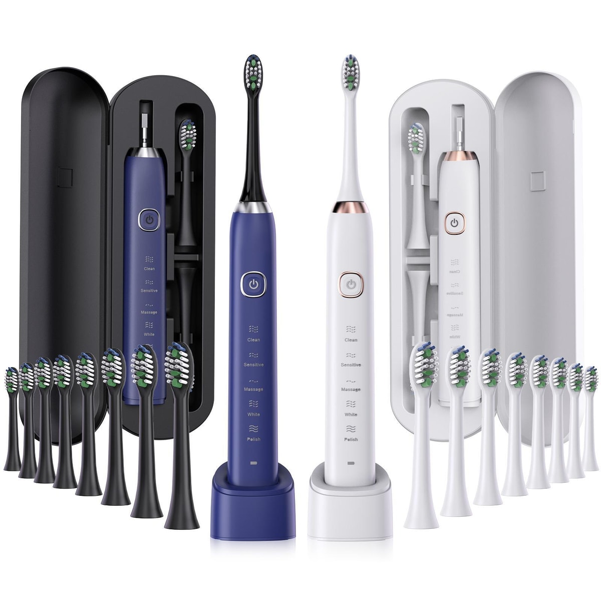 Smart Sonic Electric Toothbrush S100 | 5 Modes | IPX7 Waterproof | 39,600 Vibrat
