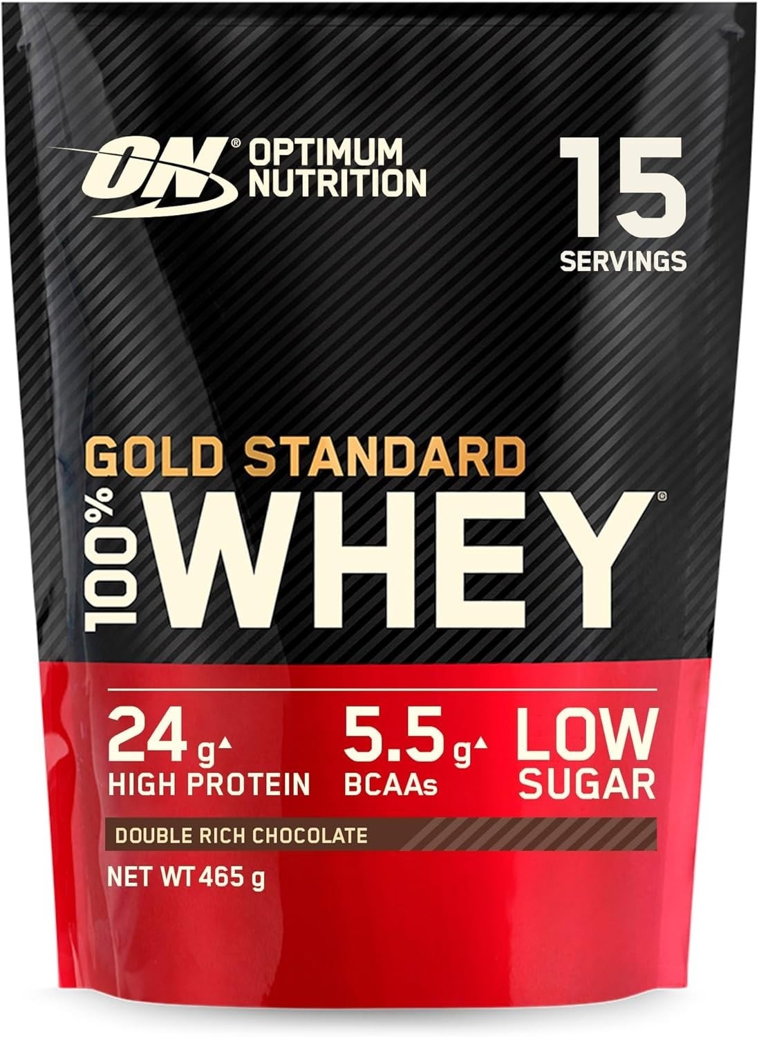 Optimum Nutrition Gold Standard 100% Whey Protein- Double Rich Chocolate 465g