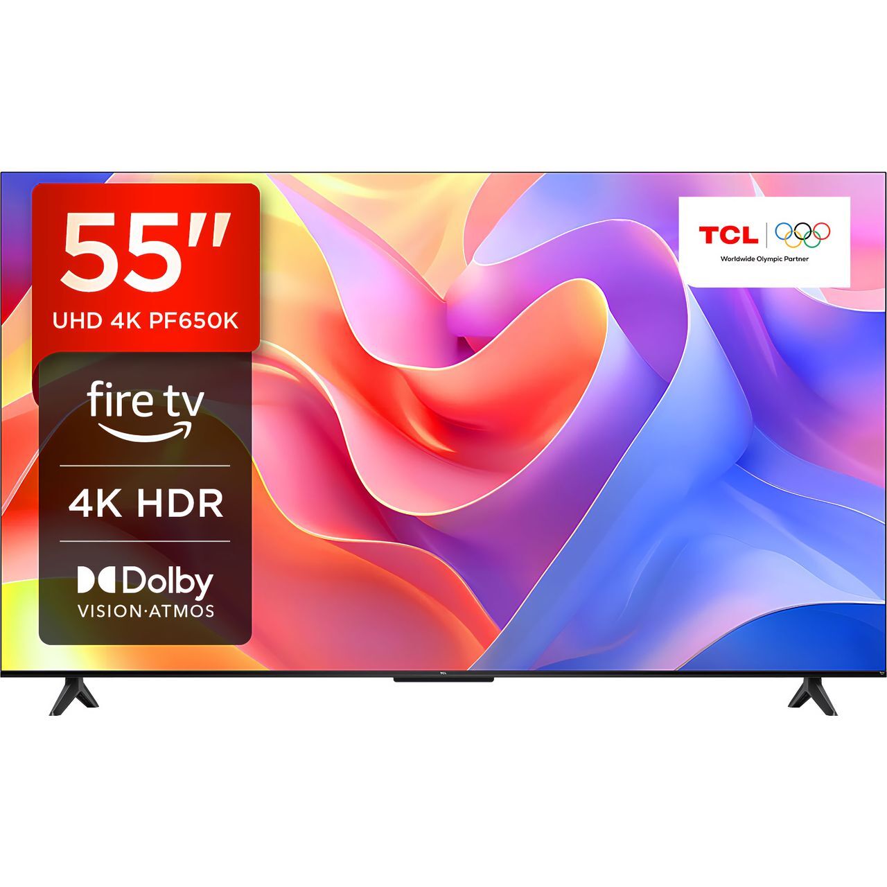 TCL 55PF650K 55 Inch LED 4K Ultra HD Smart TV Bluetooth WiFi