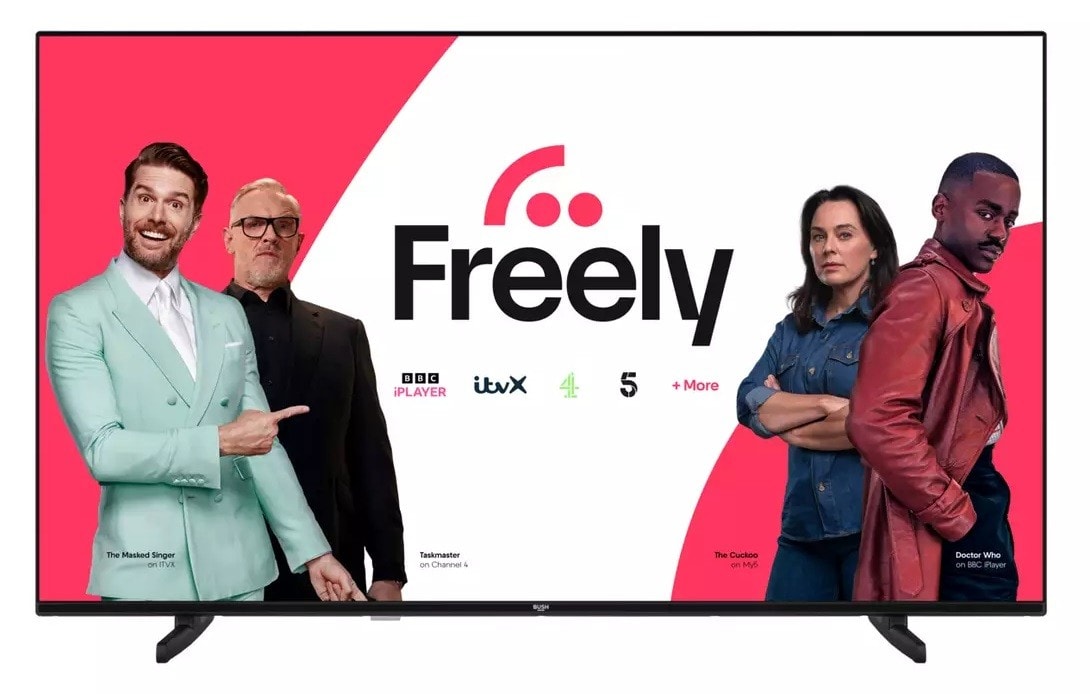 Bush 4K SMART HDR TV 55" Ultra HD LED Freely Powered By TiVo 55UT24SB