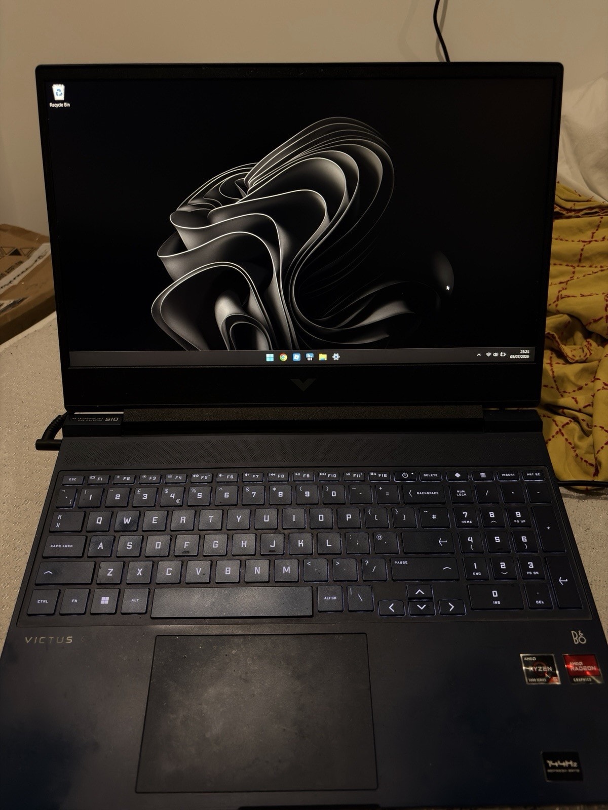 HP Victus 15 144hz IPS Gaming Laptop | Ryzen 5 | 16GB RAM + 500GB SSD | RX 6500M