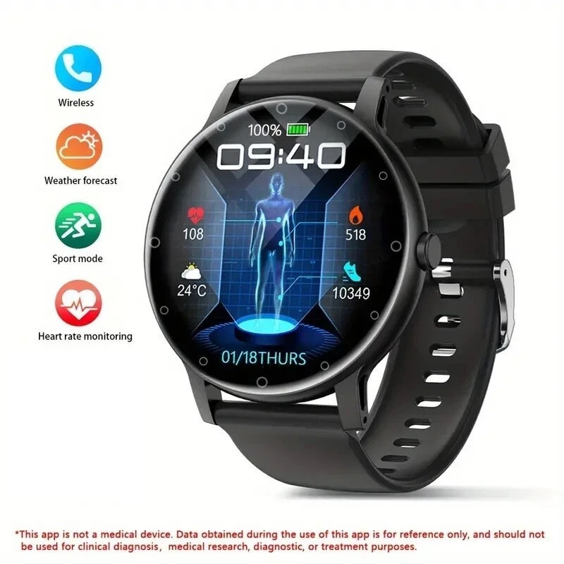 Smart Watch Fitness Tracker Heart Rate Bluetooth Call Men Women Sport Watches UK