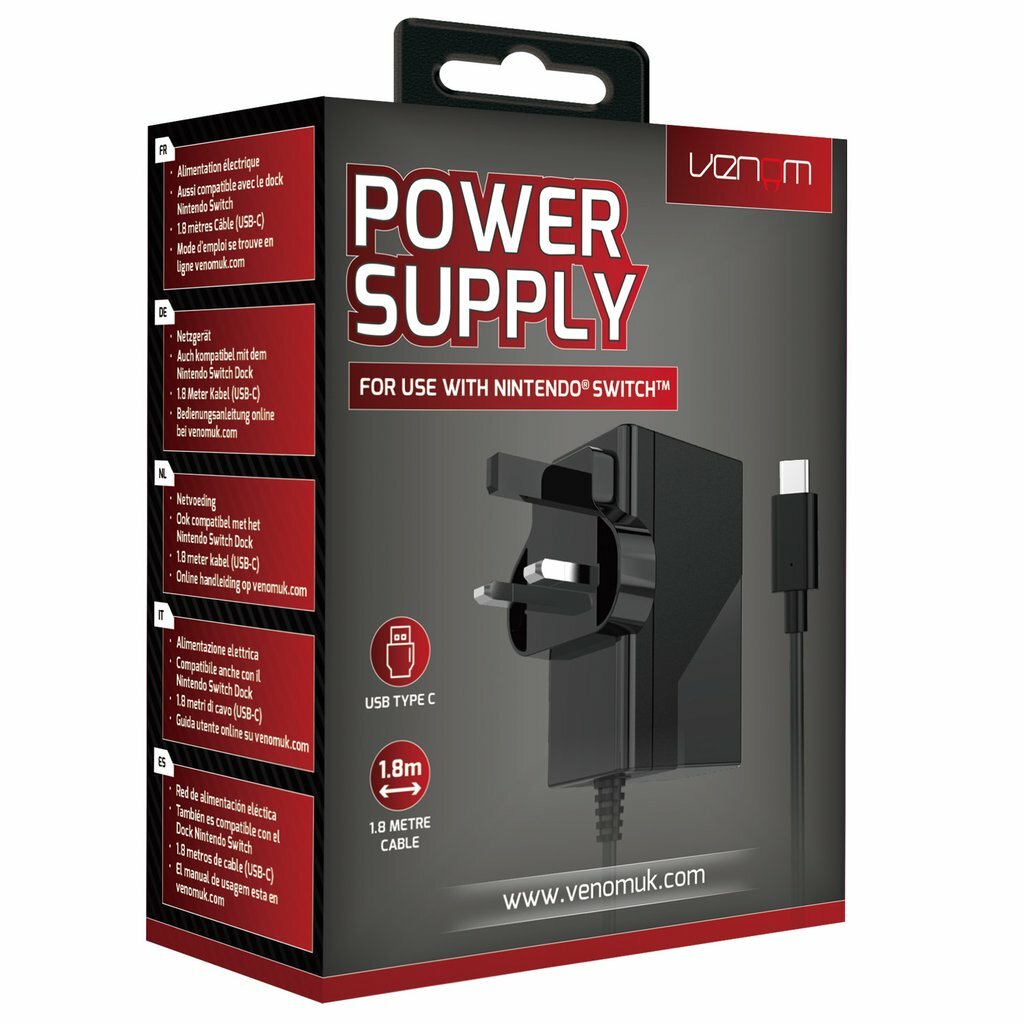 Nintendo Switch Power Supply Charger Compatible with Console Dock Switch Lite