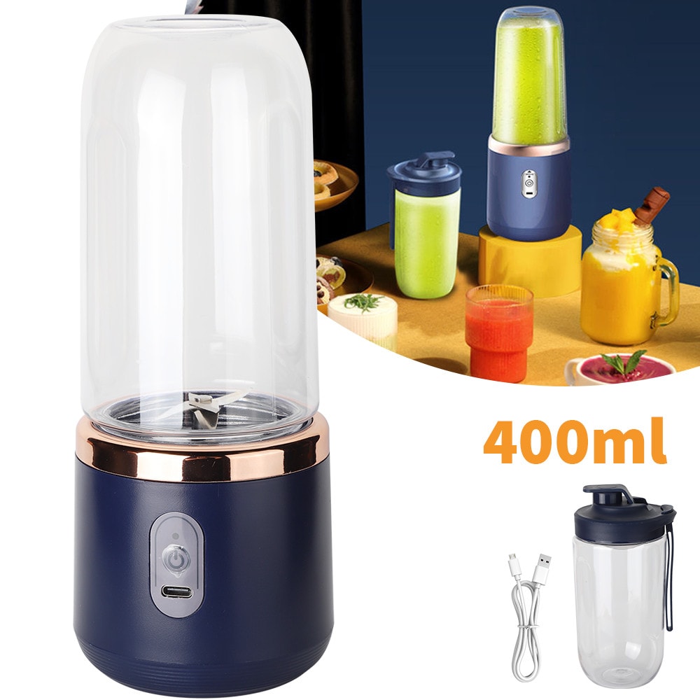 400ml Electric Juice Maker Portable Blender Smoothie Mini Juicer Fruit Machine